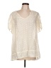 7 For All Mankind 100% Silk Ivory Blouse Size L - photo 1