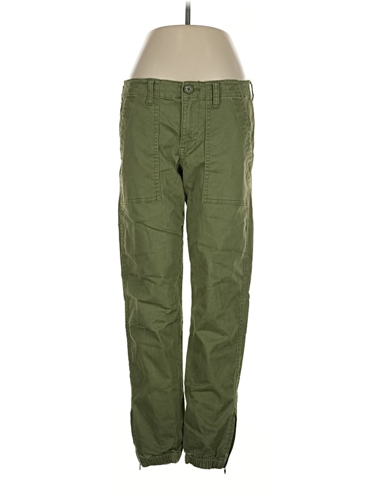 Pre-owned Cabi Cargo Pants In Green