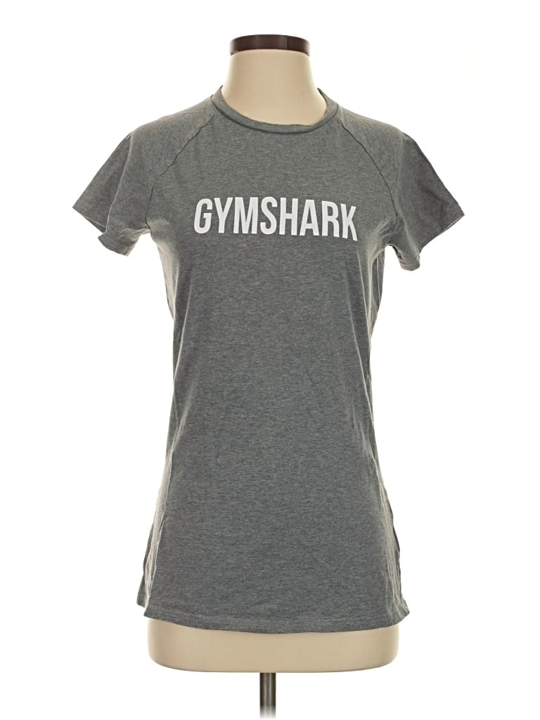 Pre-owned Gymshark Active T-shirt In Gray