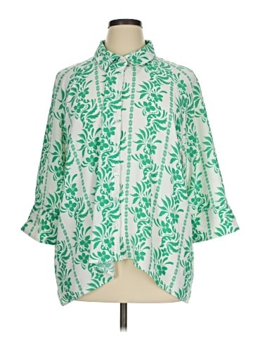 Como Black 3/4 Sleeve Blouse (view 1)