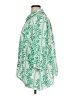 Como Black 100% Polyester Print Green 3/4 Sleeve Blouse Size 1X - photo 5