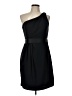White by Vera Wang 100% Polyester Solid Black Cocktail Dress Size 10 - photo 1