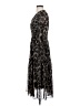 Taylor 100% Polyester Animal Print Black Cocktail Dress Size 4 - photo 5