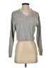 Romwe Silver Long Sleeve Top Size S - photo 1