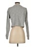 Romwe Silver Long Sleeve Top Size S - photo 2