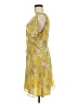 Esley 100% Polyester Floral Yellow Casual Dress Size M - photo 5