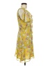 Esley 100% Polyester Floral Yellow Casual Dress Size M - photo 4