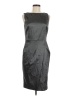 Michael Kors Metallic Gray Cocktail Dress Size 6 - photo 1