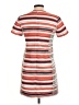 Hutch 100% Polyester Stripes Orange Casual Dress Size S (petite) - photo 2