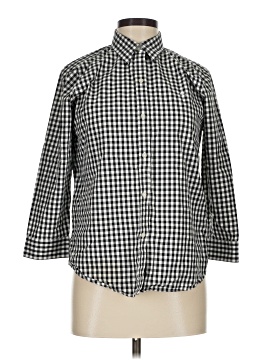 Lauren by Ralph Lauren 3/4 Sleeve Button-Down Shirt (view 1)