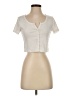 Romwe Ivory Short Sleeve Top Size S - photo 1