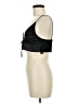 Topshop Stripes Black Sleeveless Top Size 8 - photo 5
