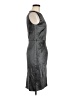 Michael Kors Metallic Gray Cocktail Dress Size 6 - photo 4