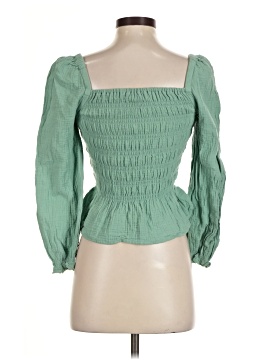 J.Crew Factory Store 3/4 Sleeve Blouse (view 2)