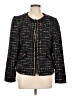 Venus 100% Polyester Tweed Black Jacket Size 12 - photo 1