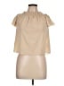 Assorted Brands Tan Short Sleeve Blouse Size L - photo 1