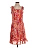 Studio 1 100% Polyester Paisley Orange Cocktail Dress Size 4 Petite - photo 1