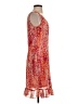 Studio 1 100% Polyester Paisley Orange Cocktail Dress Size 4 Petite - photo 4