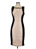 Jax Graphic Gold Gray Cocktail Dress Size 4 - photo 1
