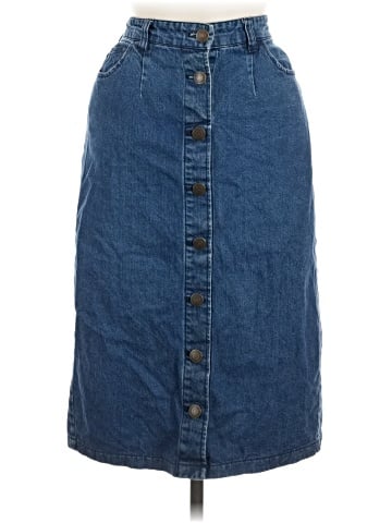Unbranded Denim Skirt (view 1)