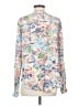 Maeve 100% Rayon Print White Long Sleeve Blouse Size 4 - photo 2