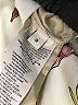 Tory Burch 100% Polyester Print Ivory Windbreaker Size M - photo 7