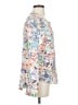 Maeve 100% Rayon Print White Long Sleeve Blouse Size 4 - photo 4