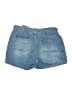 Gloria Vanderbilt Blue Denim Shorts Size 16 - photo 2