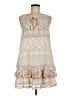 Jolt 100% Polyester Paisley Ivory Casual Dress Size M - photo 1