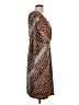 David Meister Animal Print Brown Cocktail Dress Size 12 - photo 4