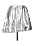 Unbranded Metallic Silver Casual Skirt Size XL - photo 1