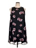 Tommy Hilfiger 100% Polyester Graphic Black Casual Dress Size 14 - photo 1
