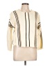 Moon River 100% Cotton Stripes Ivory Pullover Sweater Size L - photo 1