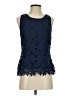 Saint Tropez West 100% Polyester Blue Tank Top Size S - photo 1
