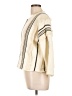 Moon River 100% Cotton Stripes Ivory Pullover Sweater Size L - photo 5