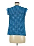 J.Crew Blue Short Sleeve Blouse Size 8 - photo 2