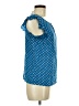 J.Crew Blue Short Sleeve Blouse Size 8 - photo 4