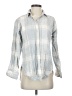 Ann Taylor LOFT Silver Gray Long Sleeve Polo Size S - photo 1