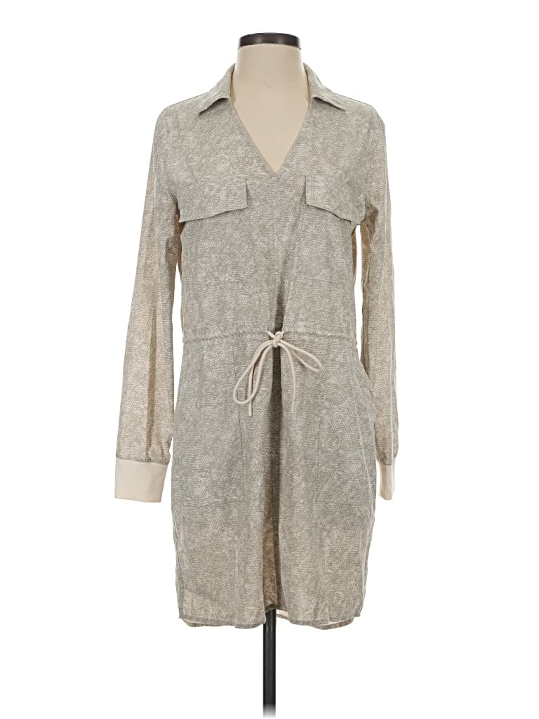 Pre-owned Athleta Casual Dress In Gray