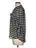 Almost Famous 100% Polyester Houndstooth Silver 3/4 Sleeve Blouse Size M (estimated) - photo 5