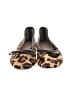 Schutz Animal Print Brown Flats Size 8 - photo 2
