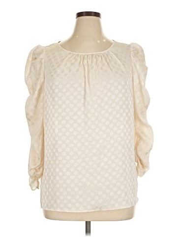 Max Studio 3/4 Sleeve Blouse (view 1)
