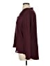 Rose + Olive 100% Polyester Burgundy Long Sleeve Blouse Size XL - photo 5