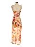 Huit Floral Multi Color Orange Cocktail Dress Size S - photo 2