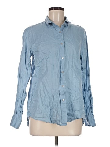 Uniqlo Long Sleeve Button-Down Shirt (view 1)