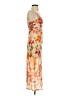 Huit Floral Multi Color Orange Cocktail Dress Size S - photo 4