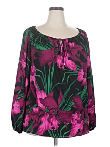 MICHAEL Michael Kors Long Sleeve Blouse (view 1)