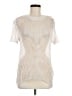 IRO 100% Cotton Ivory Short Sleeve Top Size EU (FR) 40 / US 8 - photo 1