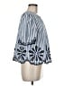 Ann Taylor LOFT 100% Cotton Blue Short Sleeve Blouse Size M - photo 4