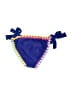 Platinum Print Blue Swimsuit Bottoms Size S - photo 2